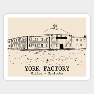 York Factory - Gillam MB Magnet